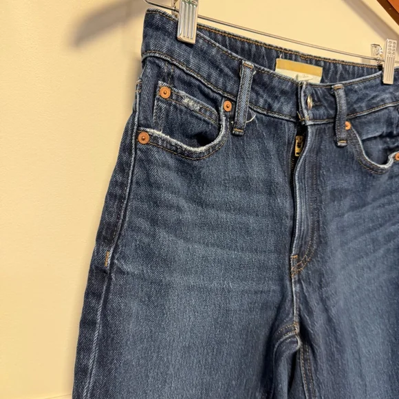 Goldie Blues 90s Flare & Wide Leg Jeans Size 0 High Rise Curvy Women’s Bell - Picture 6 of 16